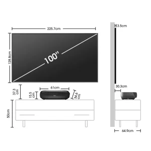 تلوزیون HISENSE L9H 100 TV